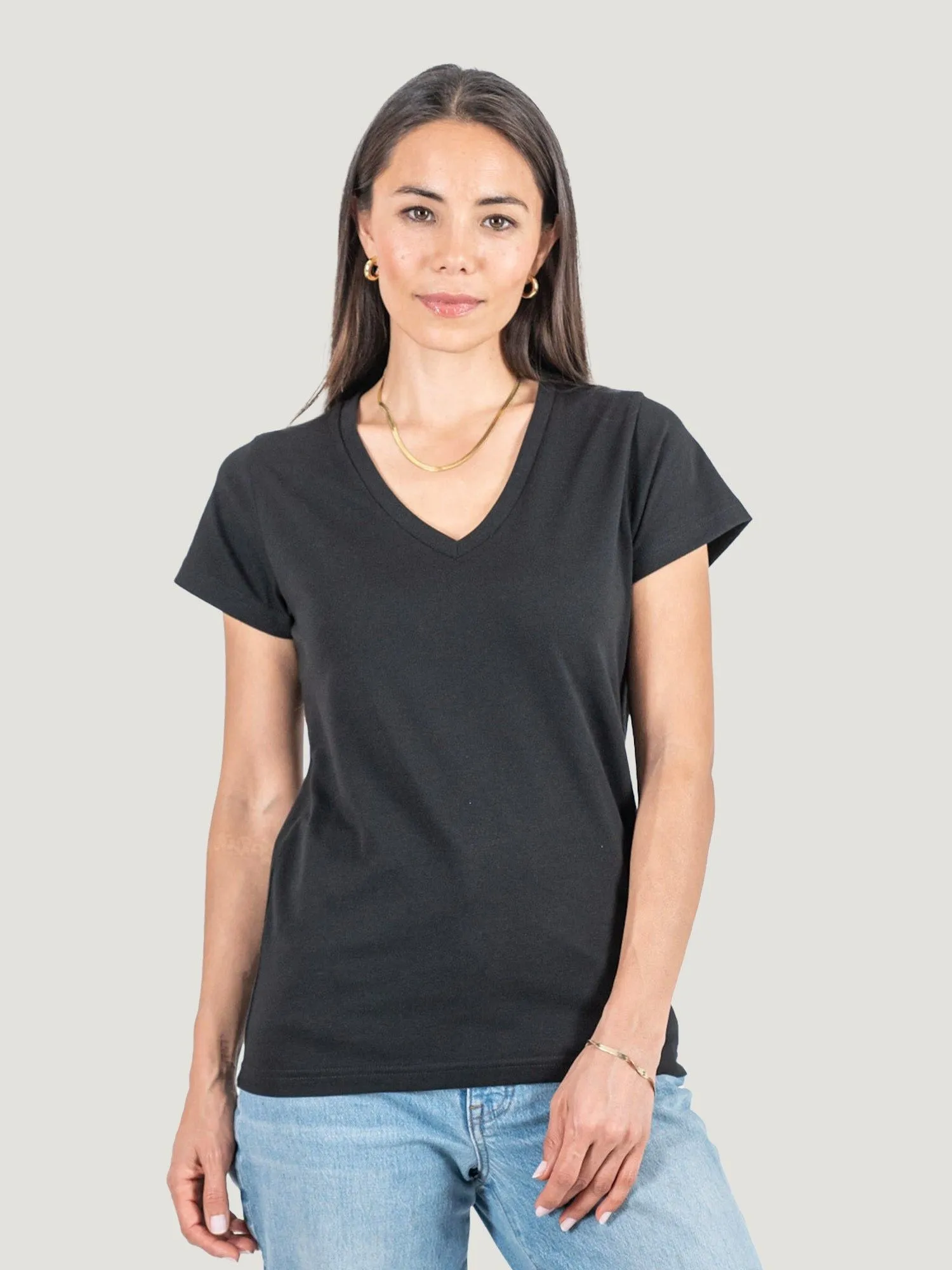 Women's Black V-Neck (1st Gen.) FINAL SALE