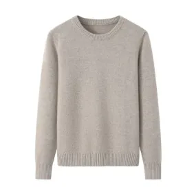 women's cashmere crew neck thicker sweaters