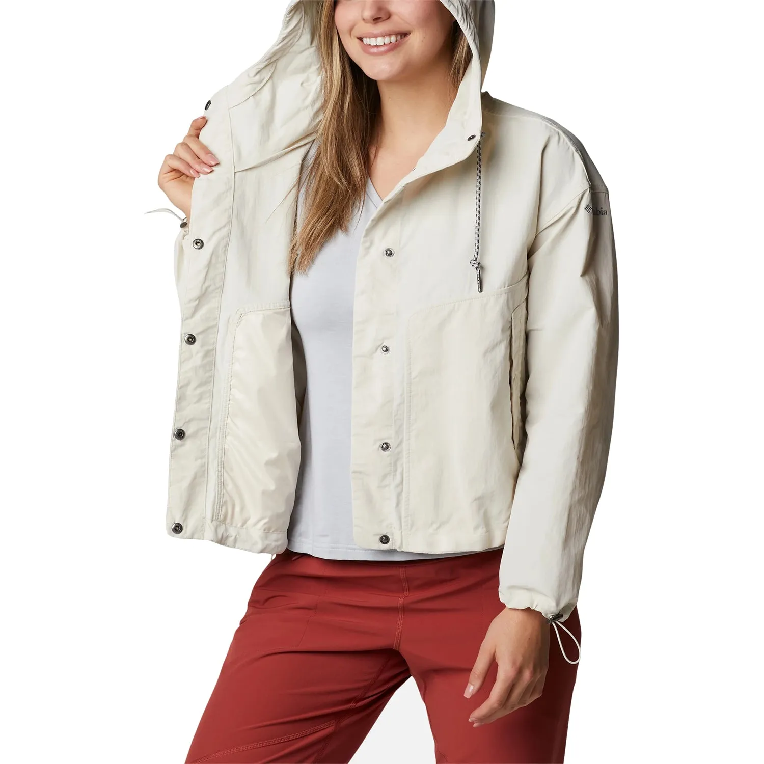 Women's Columbia Day Trippin' Crop Jacket Chalk