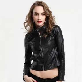 Women's eco-leather jacket