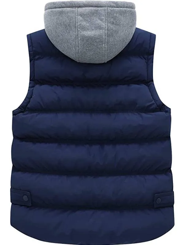 Women's Quilted Puffer Vest with Hood