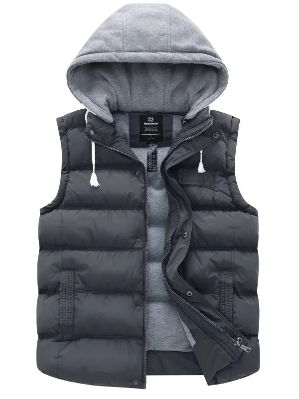 Women's Quilted Puffer Vest with Hood