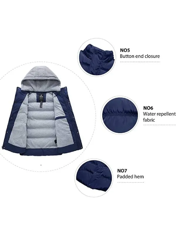 Women's Quilted Puffer Vest with Hood