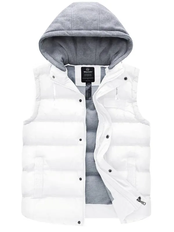 Women's Quilted Puffer Vest with Hood