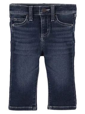 Wrangler Toddler Boy's Stitched Pocket Bootcut In Denim Jeans