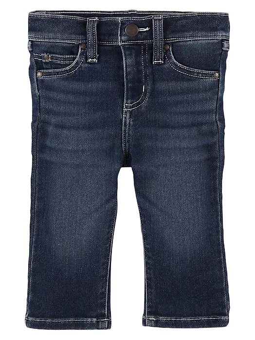 Wrangler Toddler Boy's Stitched Pocket Bootcut In Denim Jeans