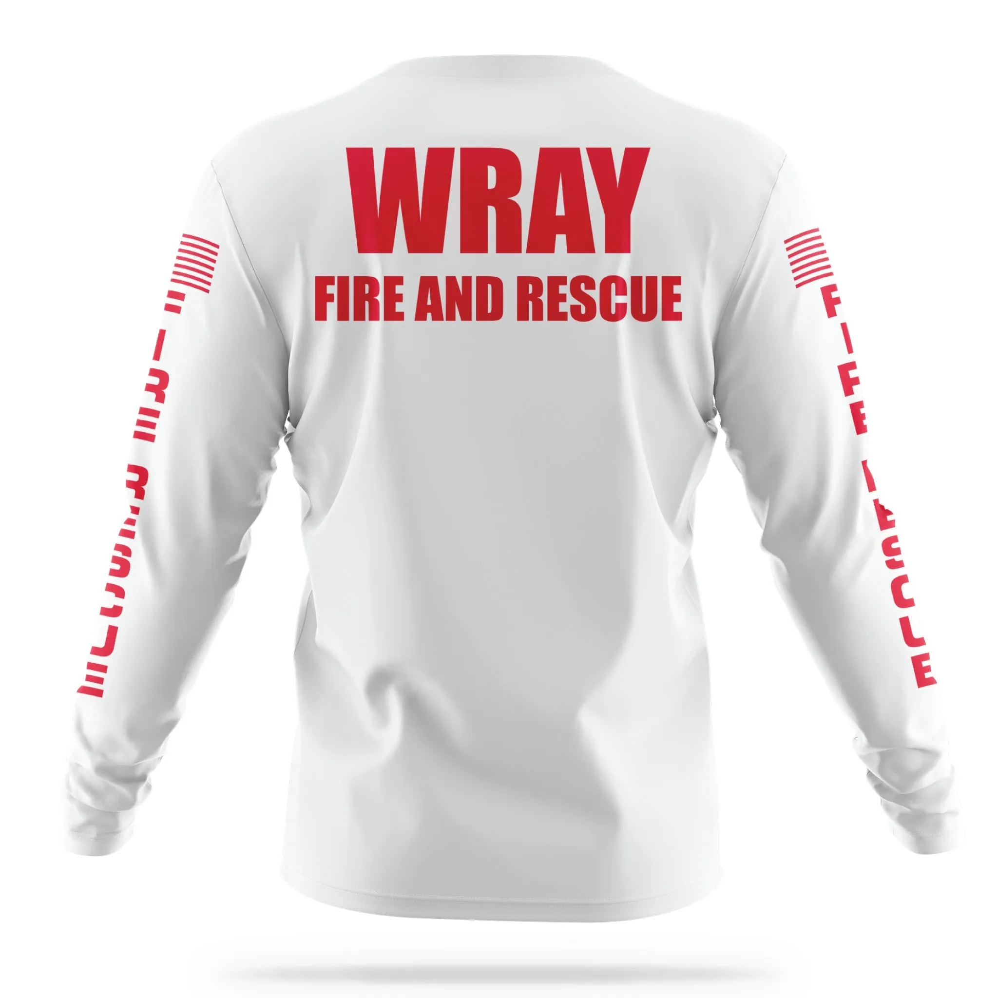 [WRAY FIRE & RESCUE] Utility Long Sleeve [WHT/RED]