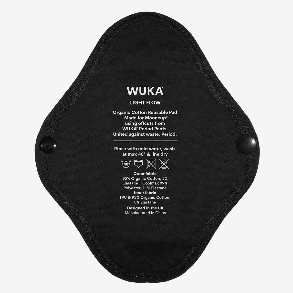 WUKA Reusable Panty Liners Light - 3 Pack