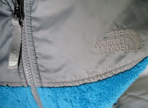 Youth Girls THE NORTH FACE Fleece JACKET Coat BLUE XL 16-18 Hoodie FULL ZIP