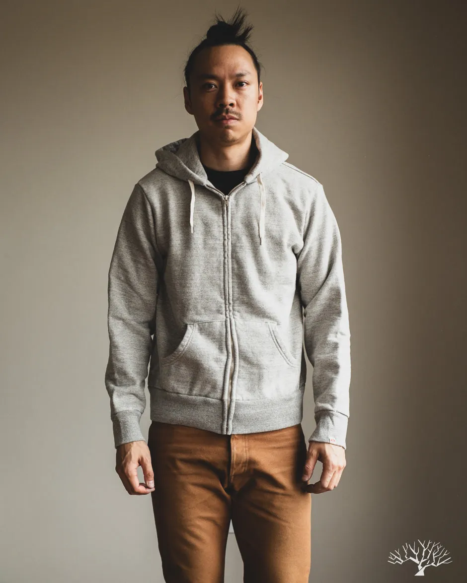 Zip Hoodie Sweatshirt - Grey